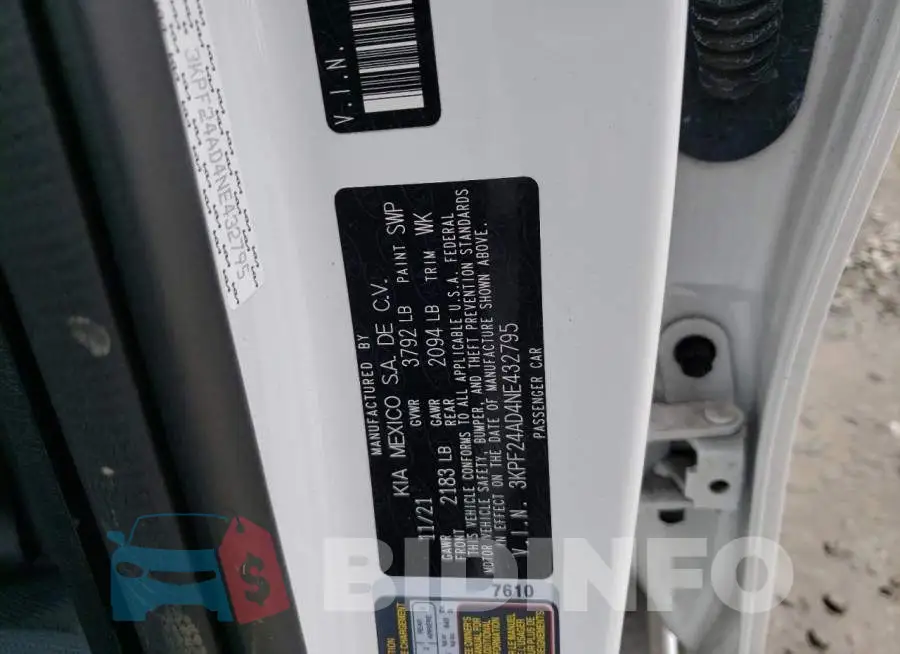 3KPF24AD4NE432795 Photo# 13