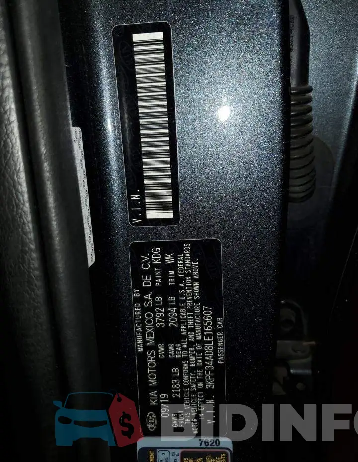 3KPF34AD8LE165607 Photo# 13
