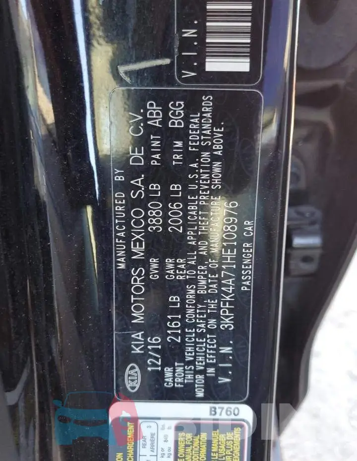 3KPFK4A71HE108976 Photo# 13