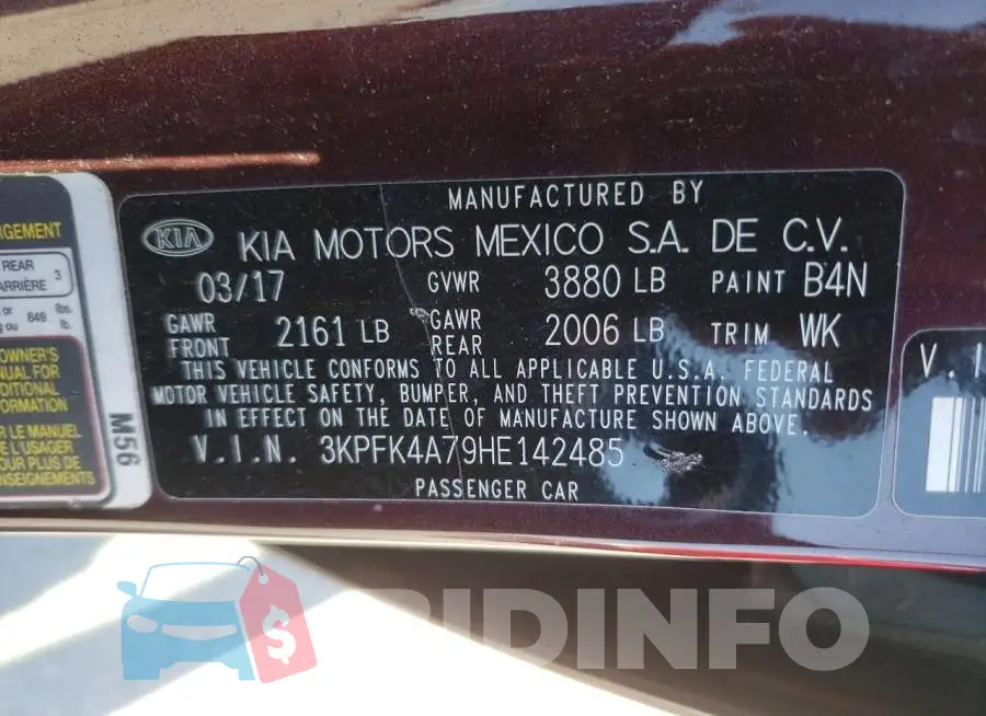 3KPFK4A79HE142485 Photo# 10