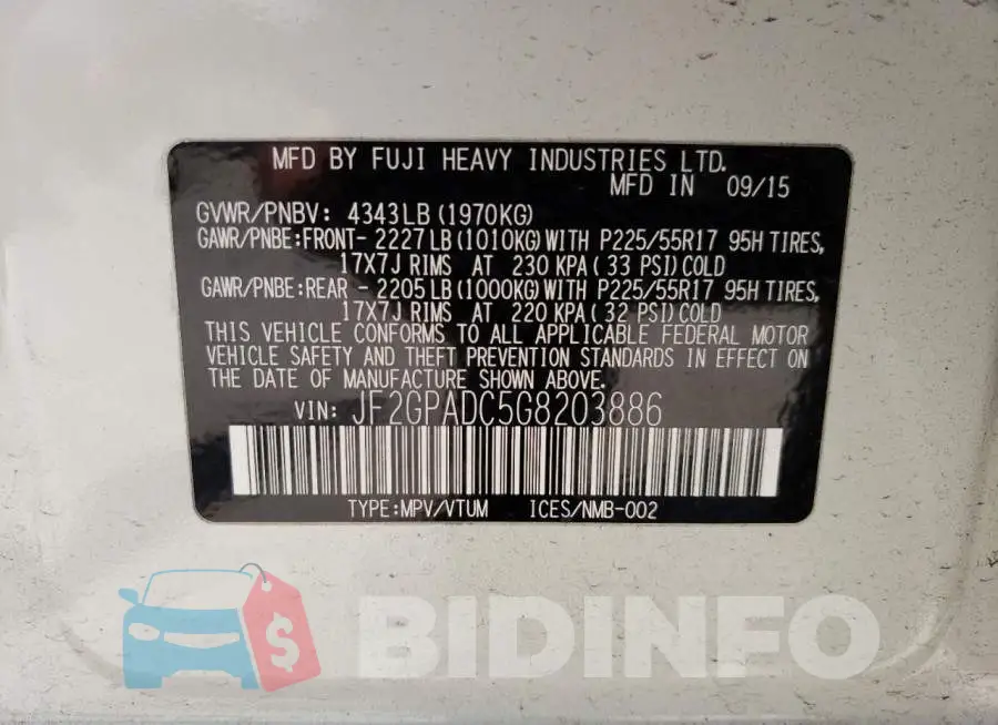 JF2GPADC5G8203886 Photo# 12