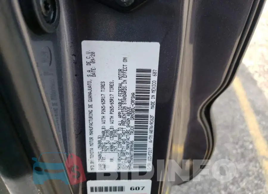 3TYSZ5AN6MT009606 Photo# 12