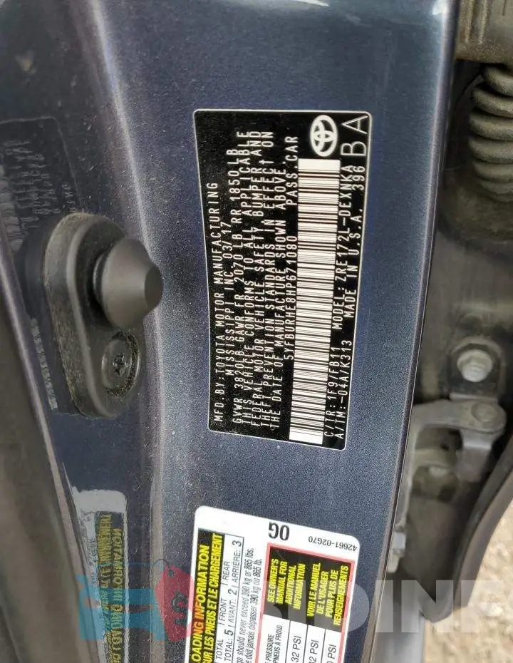 5YFBURHE8HP671080 Photo# 12