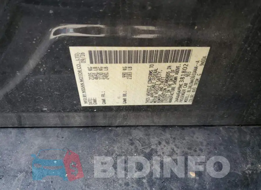 1N4AA6AP9HC381802 Photo# 13