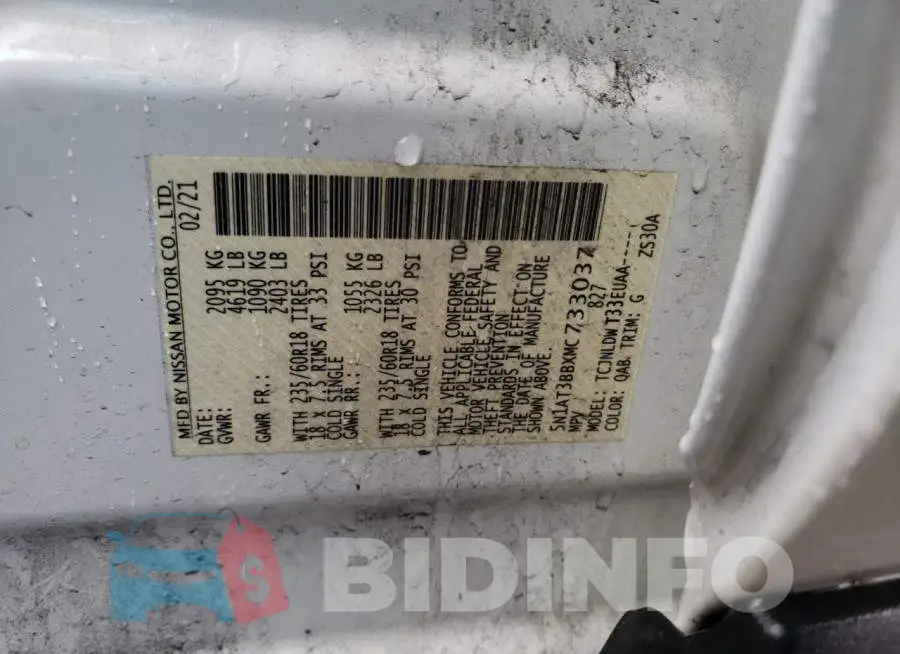 5N1AT3BBXMC733037 Photo# 12