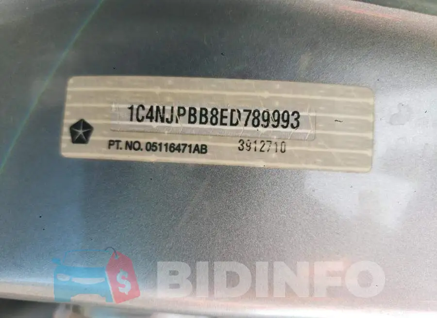 1C4NJPBB8ED789993 Photo# 14