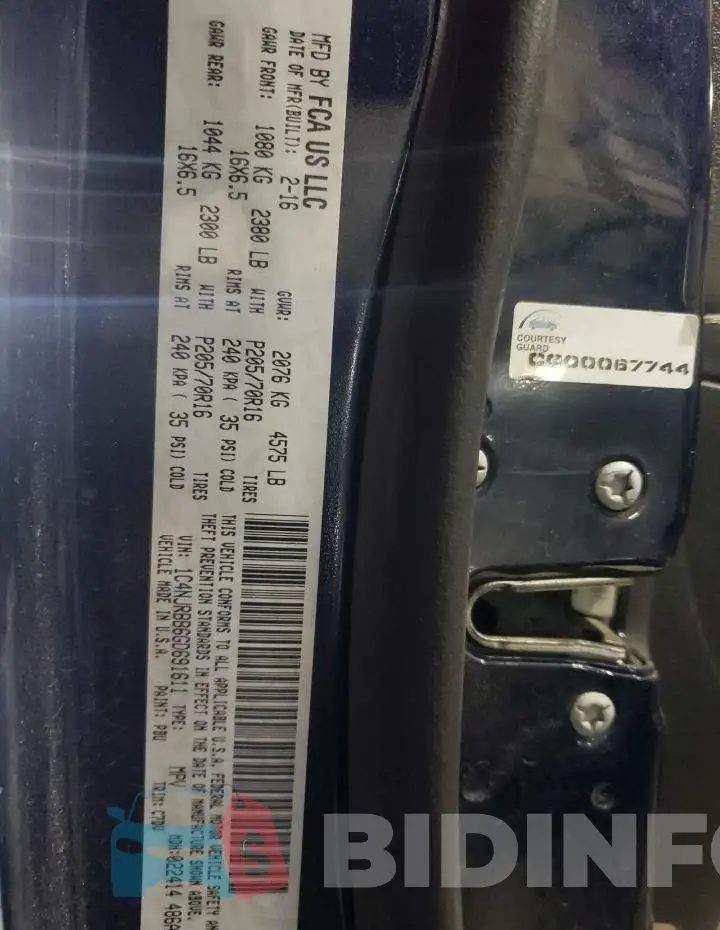 1C4NJRBB6GD691611 Photo# 12