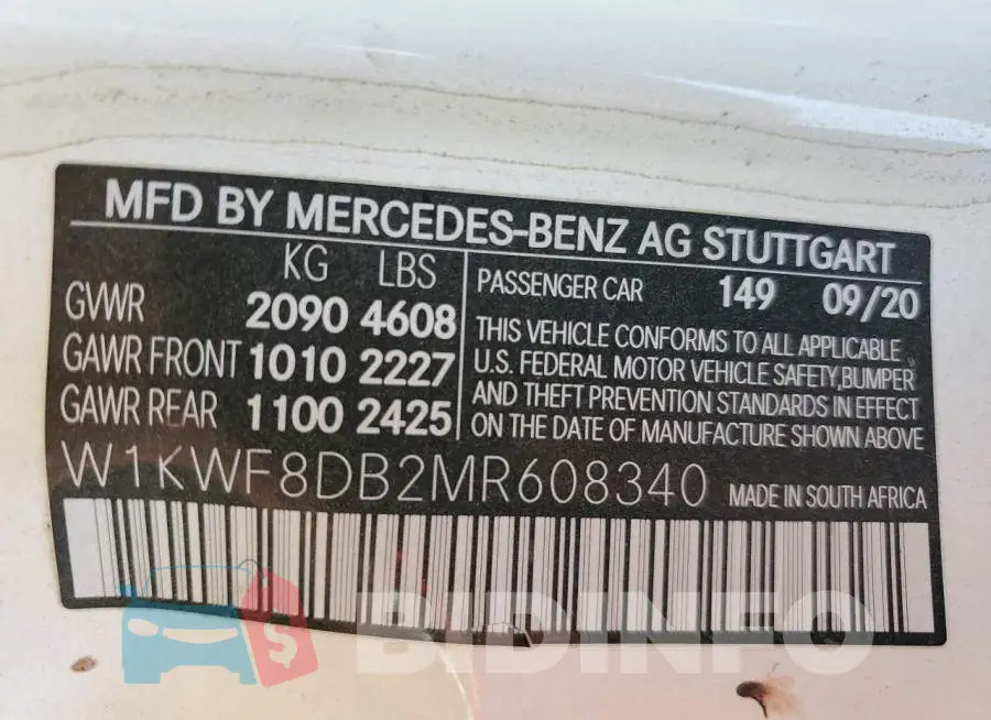 W1KWF8DB2MR608340 Photo# 12