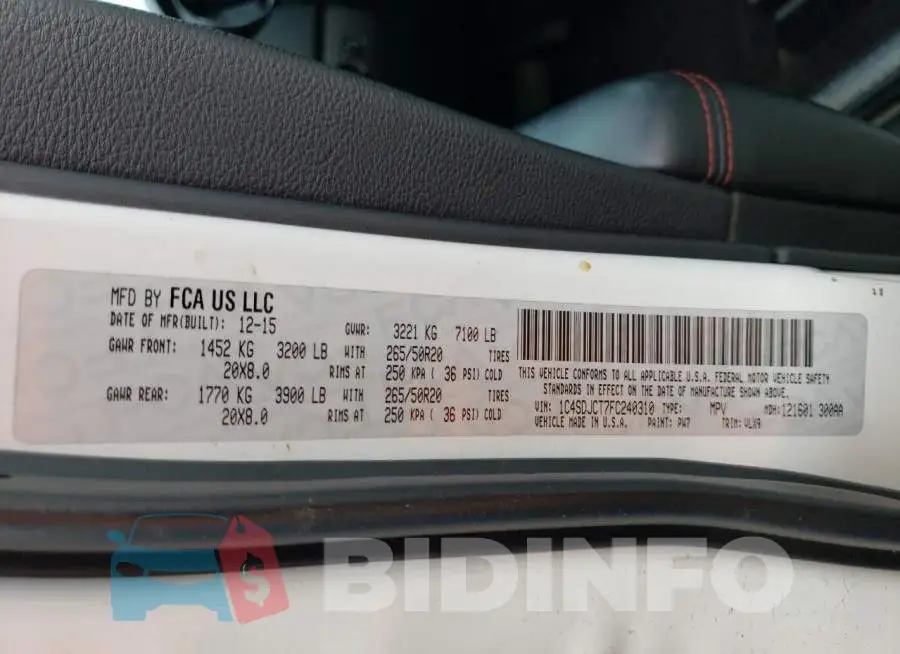 1C4SDJCT7FC240310 Photo# 13