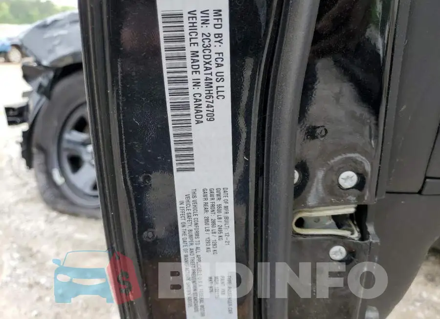 2C3CDXAT4MH674709 Photo# 13