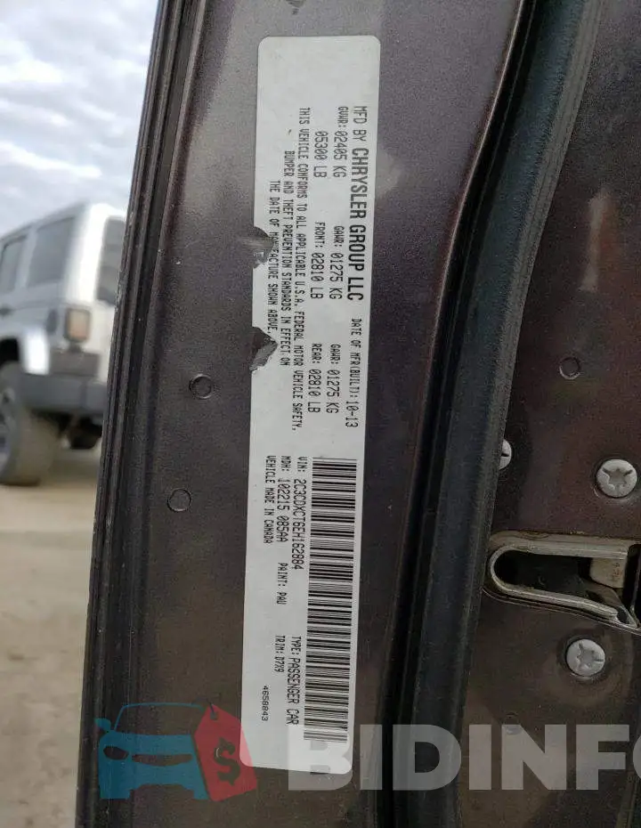 2C3CDXCT6EH162884 Photo# 13
