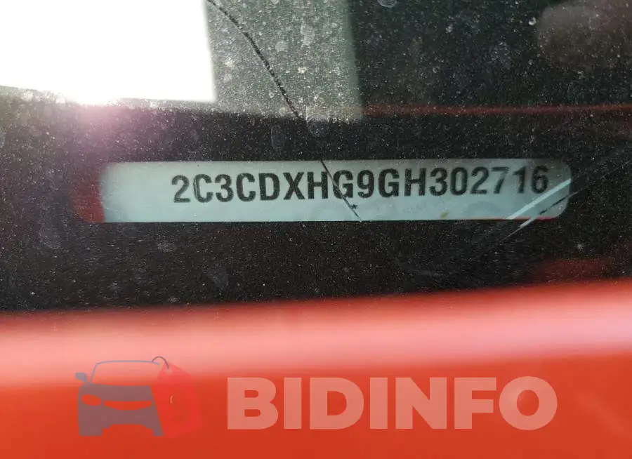2C3CDXHG9GH302716 Photo# 12