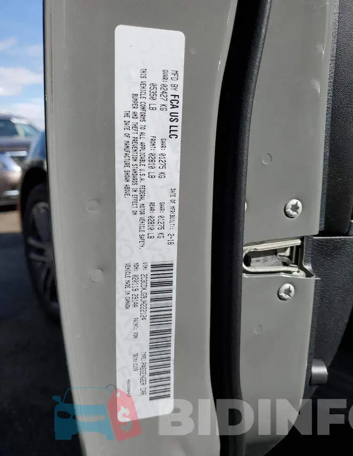 2C3CDXJG9JH222124 Photo# 10