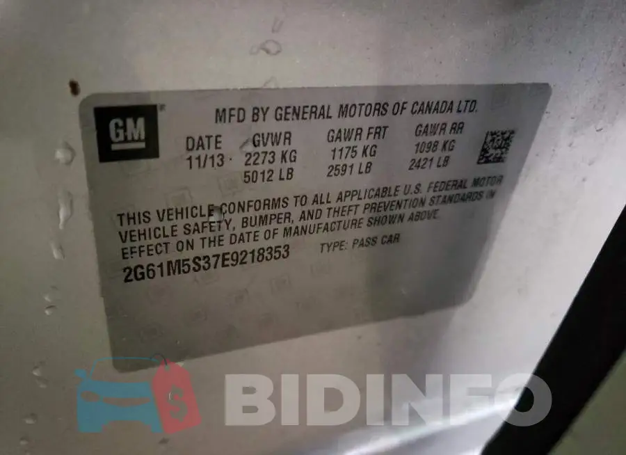 2G61M5S37E9218353 Photo# 12