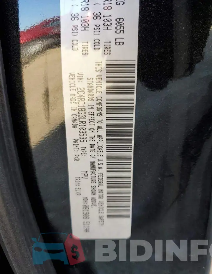 2C4RC1BG3LR103535 Photo# 14