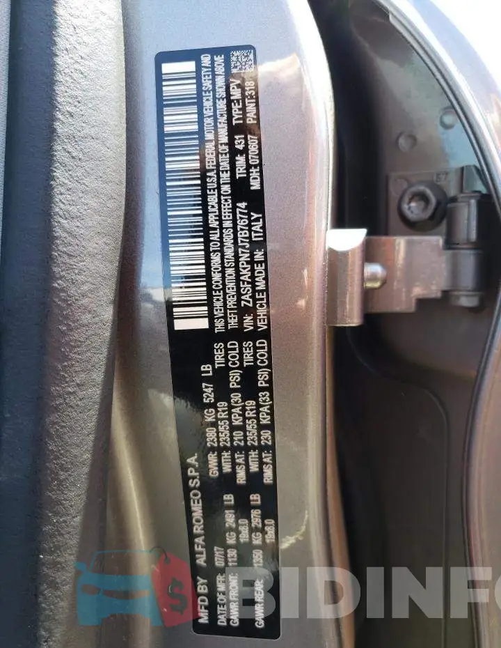 ZASFAKPN7J7B76774 Photo# 12