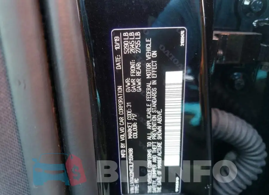 LVYA22MT3LP159498 Photo# 12