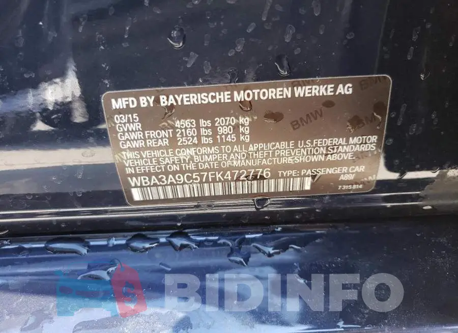 WBA3A9C57FK472776 Photo# 12