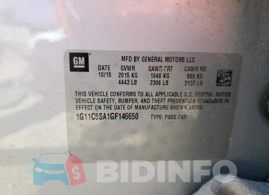1G11C5SA1GF146650 Photo# 13
