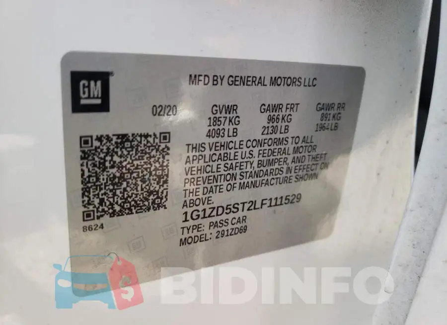 1G1ZD5ST2LF111529 Photo# 12