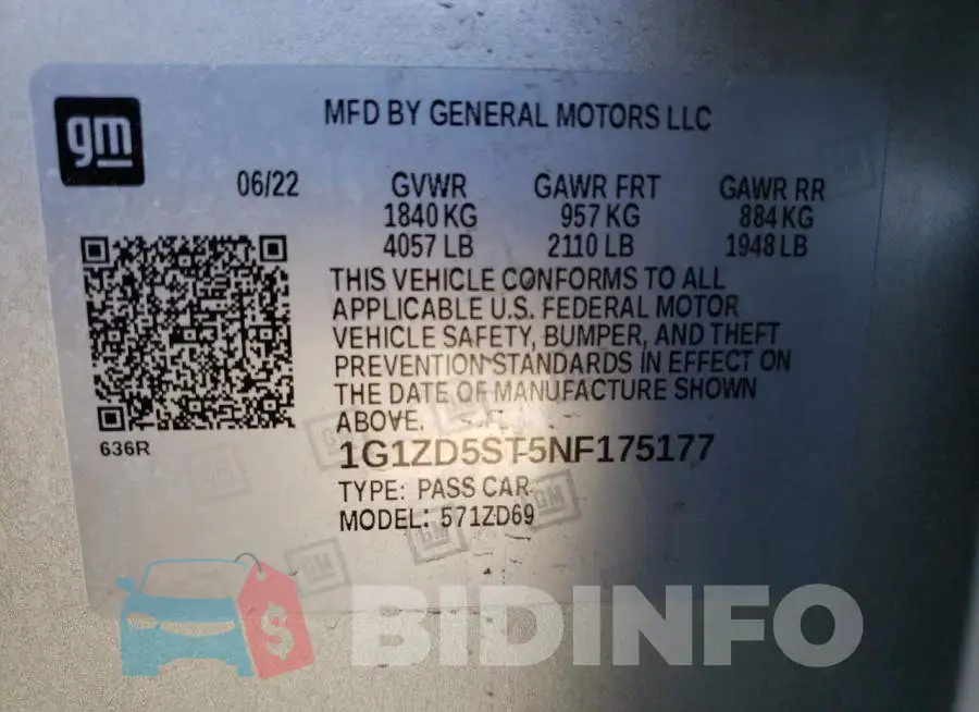 1G1ZD5ST5NF175177 Photo# 12