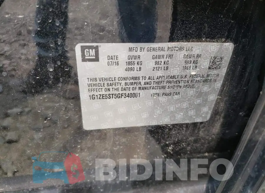 1G1ZE5ST5GF340001 Photo# 12