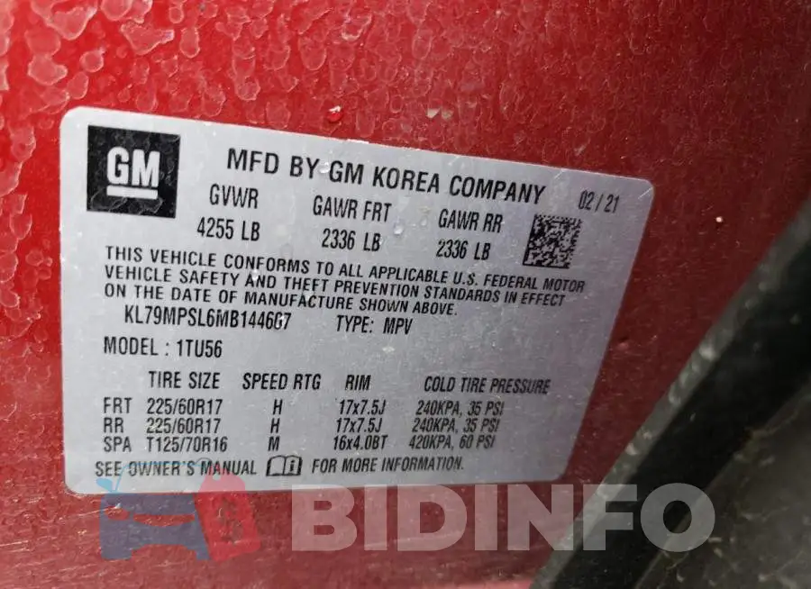 KL79MPSL6MB144607 Photo# 14