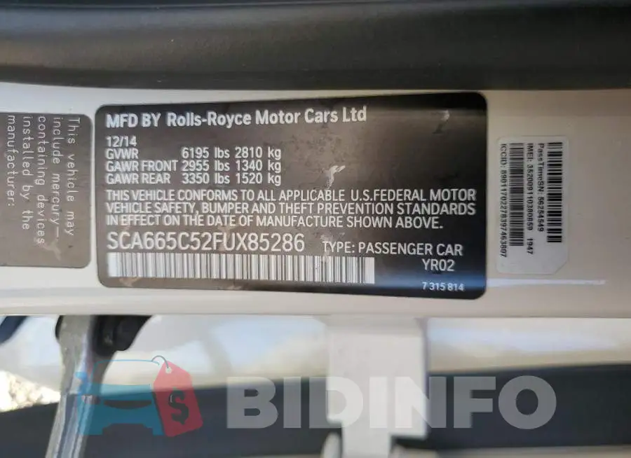 SCA665C52FUX85286 Photo# 12