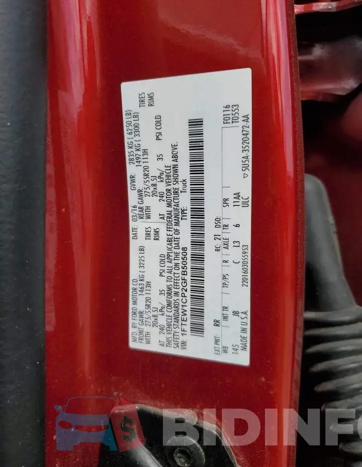 1FTEW1CP2GFB50508 Photo# 12