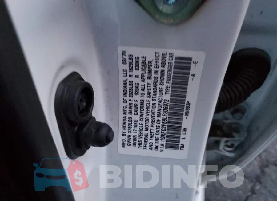 19XFC2F69LE206972 Photo# 12