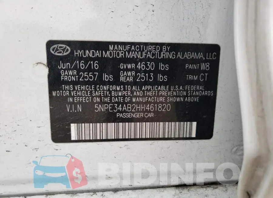 5NPE34AB2HH461820 Photo# 12