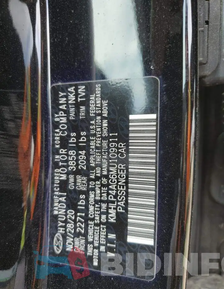 KMHLP4AG6MU109911 Photo# 12