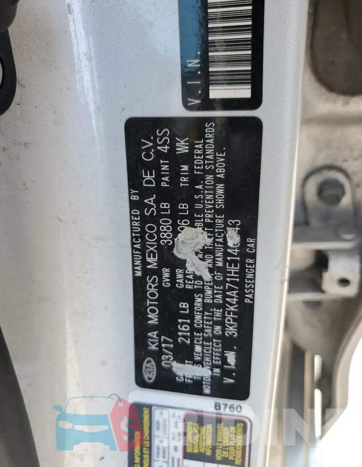 3KPFK4A71HE140343 Photo# 12