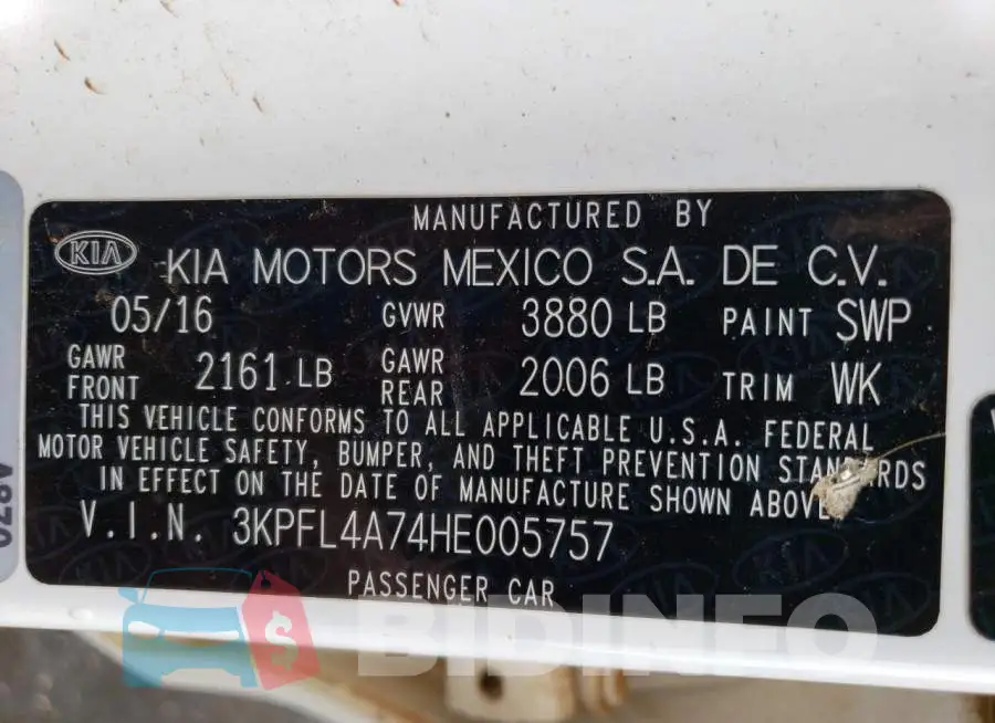 3KPFL4A74HE005757 Photo# 12