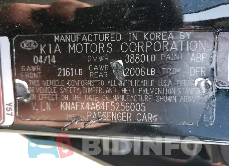 KNAFX4A64F5256005 Photo# 12