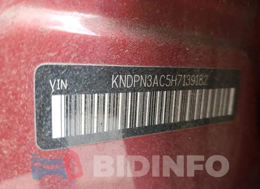 KNDPN3AC5H7139182 Photo# 13