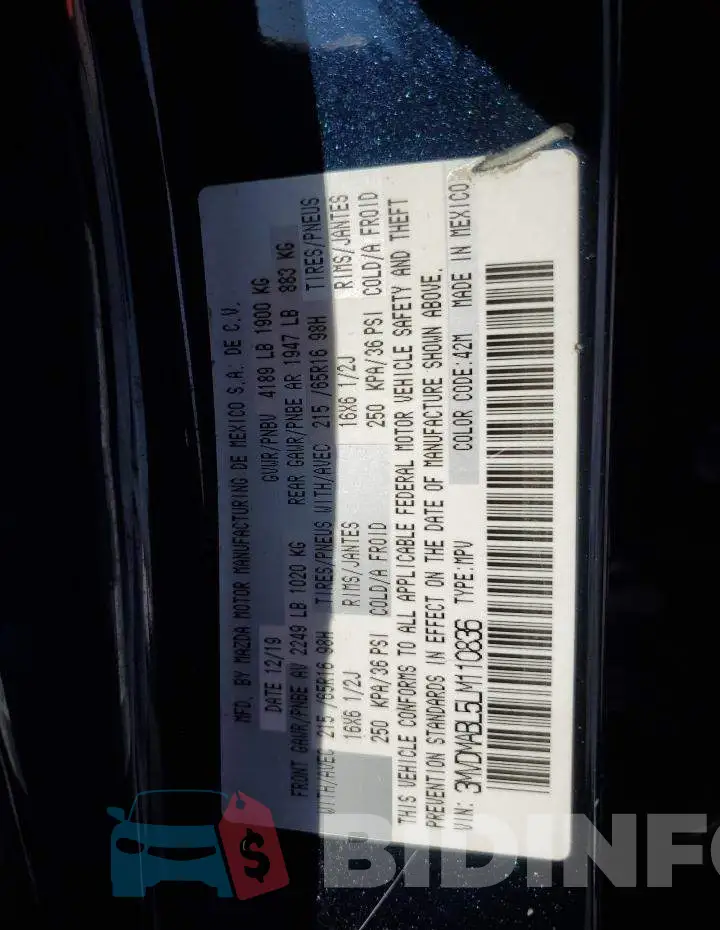3MVDMABL5LM110836 Photo# 12