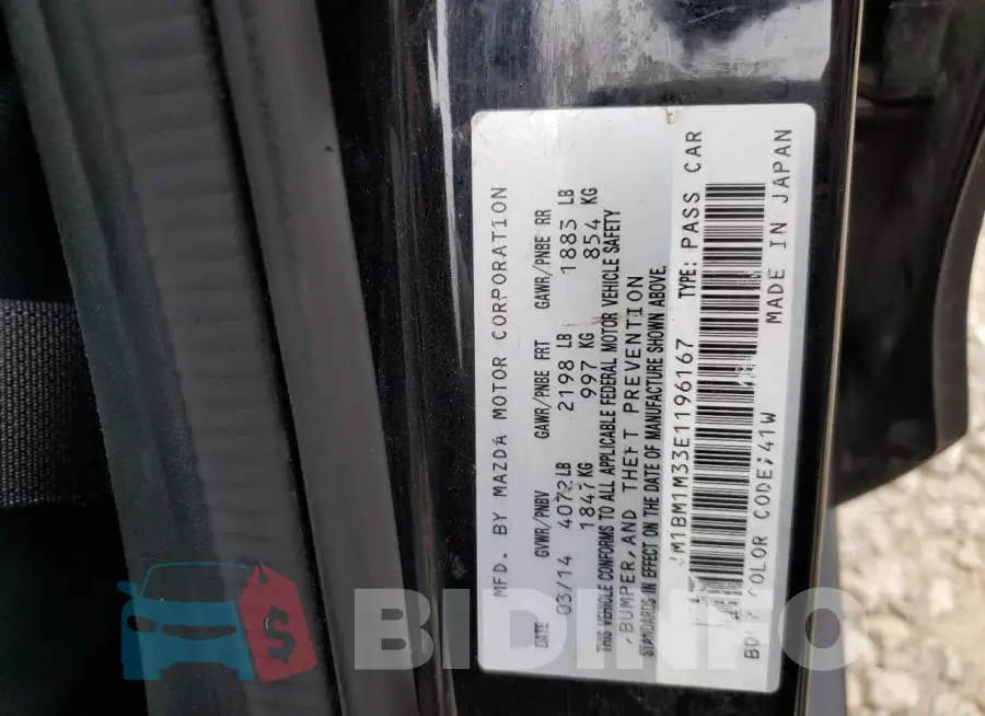 JM1BM1M33E1196167 Photo# 12