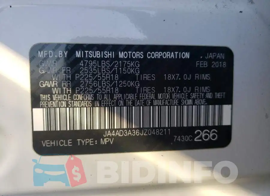 JA4AD3A36JZ048211 Photo# 13