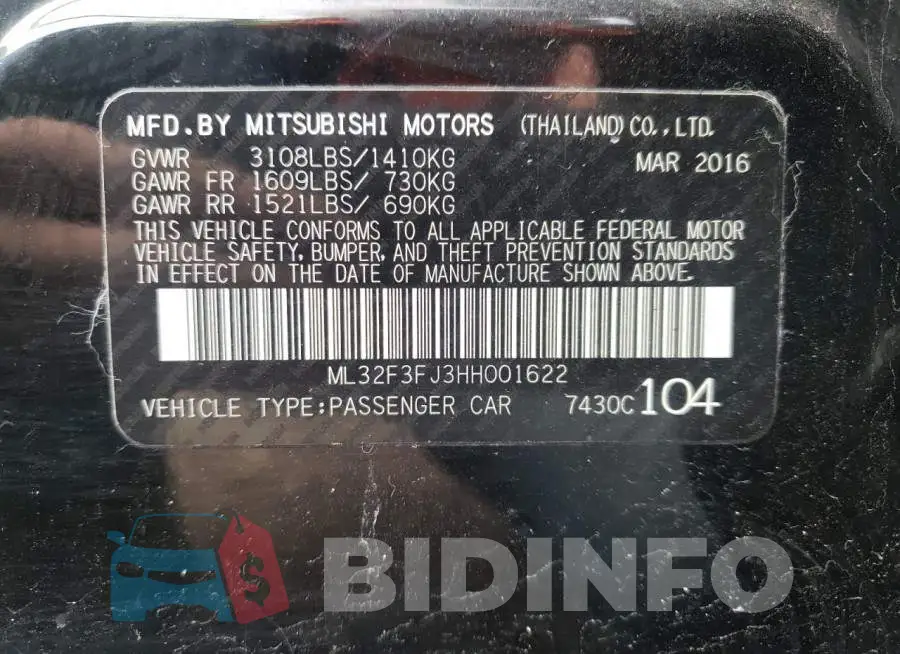 ML32F3FJ3HH001622 Photo# 13