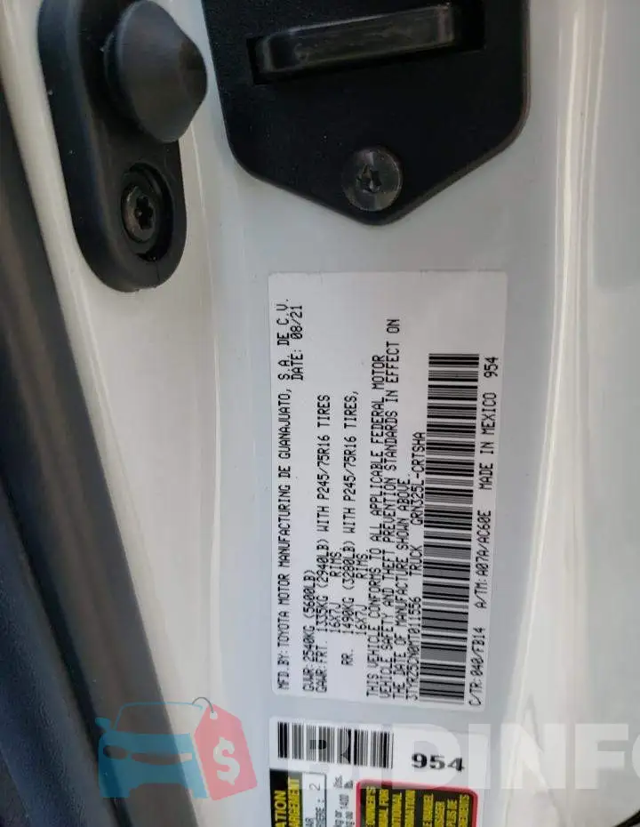 3TYRZ5CN0MT011556 Photo# 13