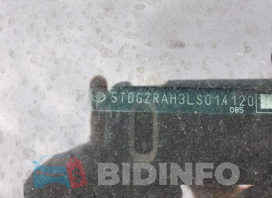5TDGZRAH3LS014120 Photo# 13