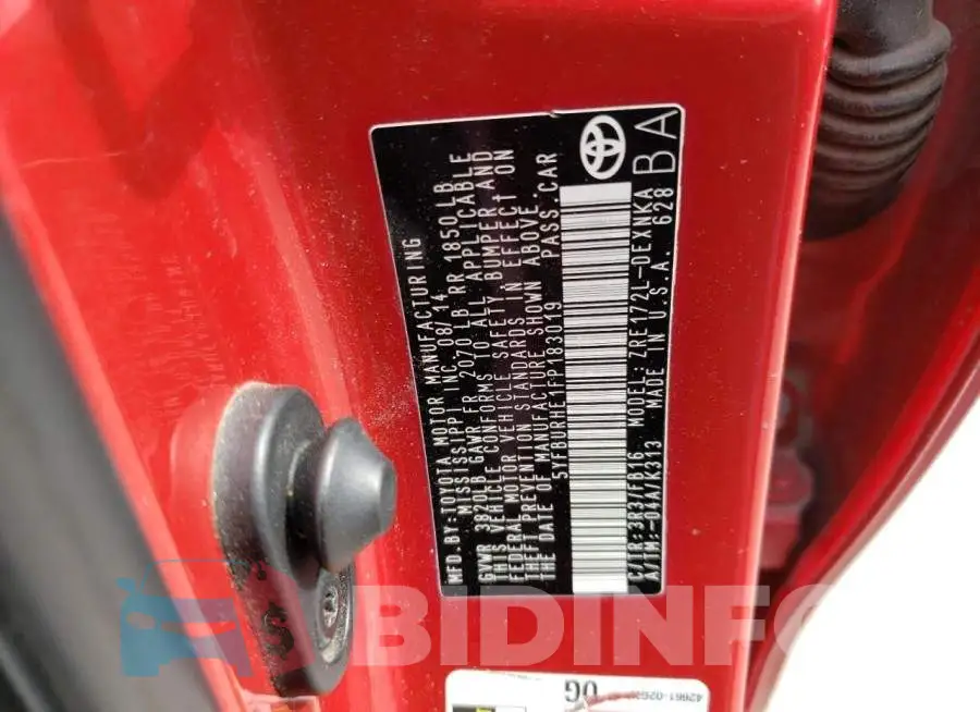 5YFBURHE1FP183019 Photo# 12