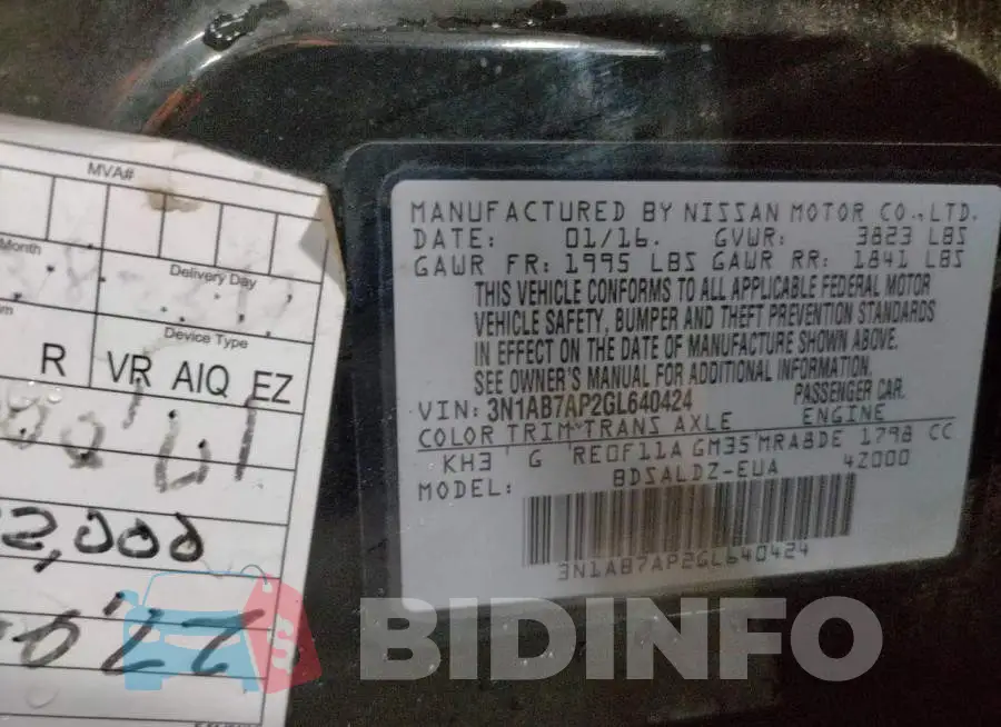 3N1AB7AP2GL640424 Photo# 12