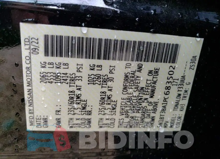 5N1BT3BA1PC683502 Photo# 13