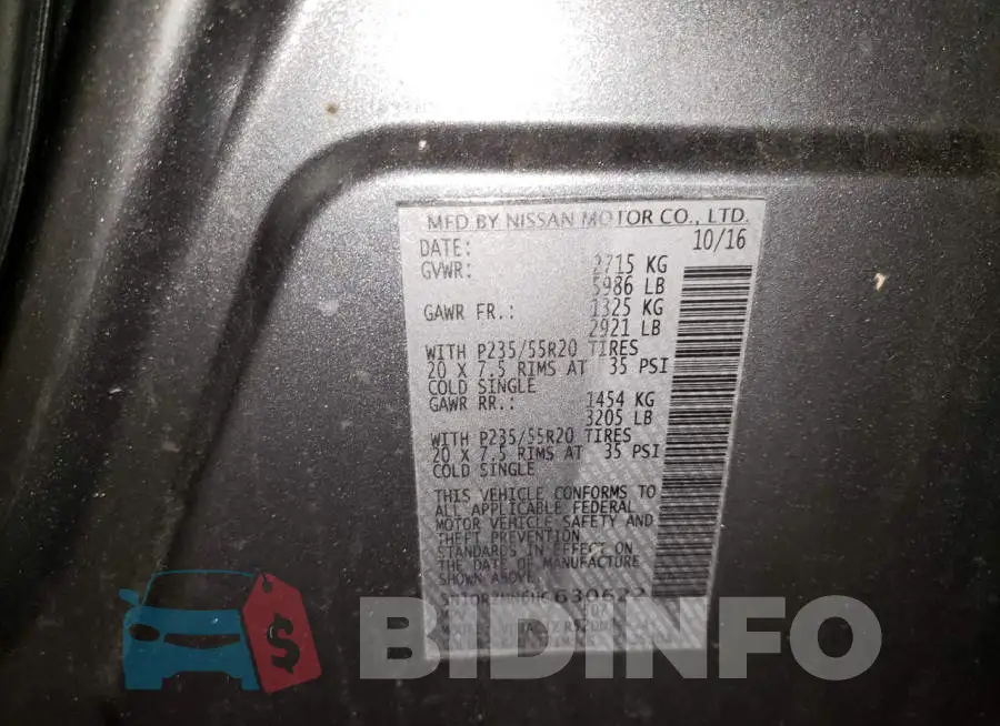 5N1DR2MN6HC630622 Photo# 14