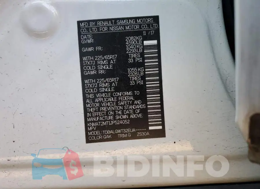 KNMAT2MT1JP524052 Photo# 14