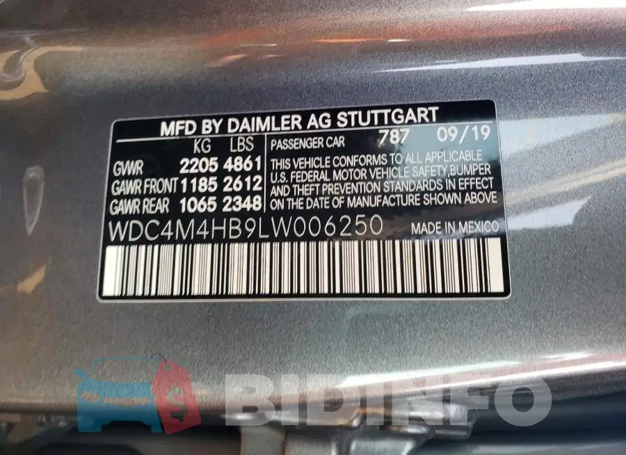 WDC4M4HB9LW006250 Photo# 12