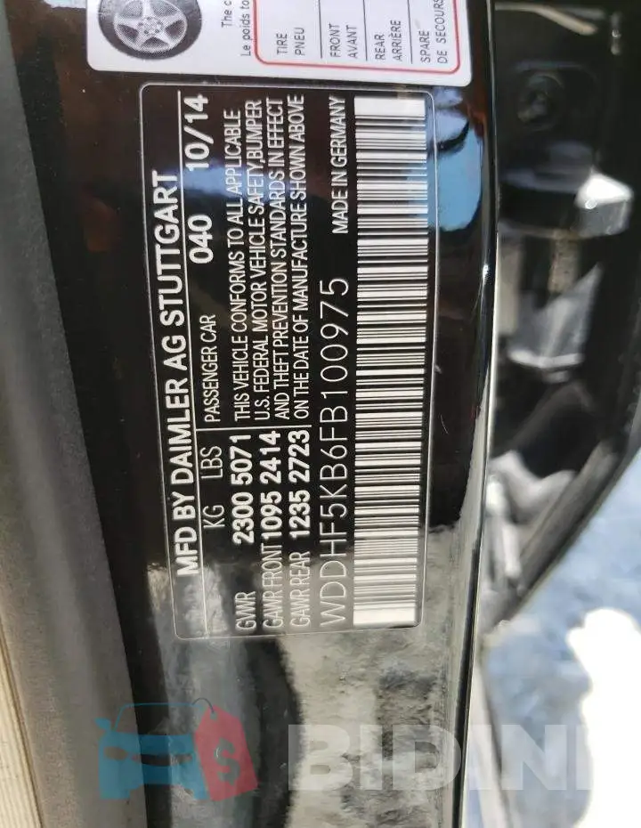 WDDHF5KB6FB100975 Photo# 12