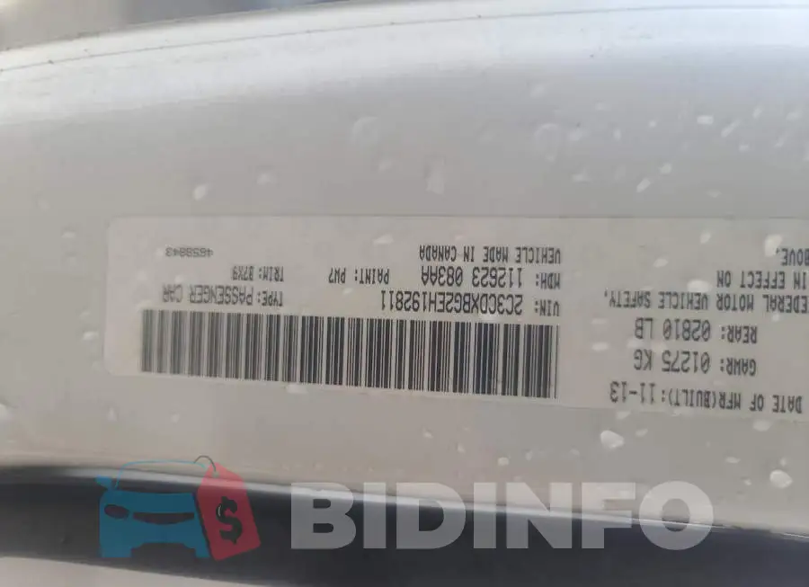 2C3CDXBG2EH192811 Photo# 10